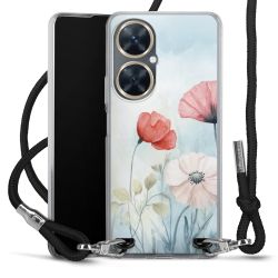 New Carry Case Transparent Stoff schwarz/silber