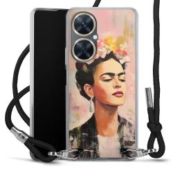 New Carry Case Transparent Stoff schwarz/silber