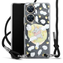 New Carry Case Transparent Stoff schwarz/silber