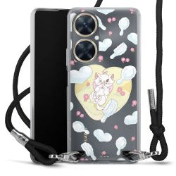 New Carry Case Transparent Stoff schwarz/silber