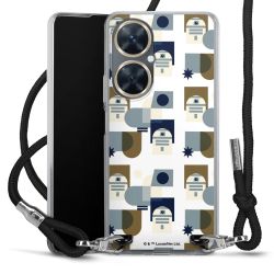 New Carry Case Transparent Stoff schwarz/silber