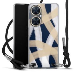 New Carry Case Transparent Stoff schwarz/silber