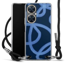 New Carry Case Transparent Stoff schwarz/silber