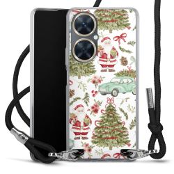 New Carry Case Transparent Stoff schwarz/silber