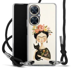 New Carry Case Transparent Stoff schwarz/silber