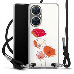 New Carry Case Transparent Stoff schwarz/silber