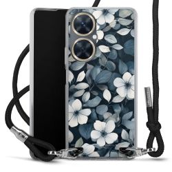 New Carry Case Transparent Stoff schwarz/silber