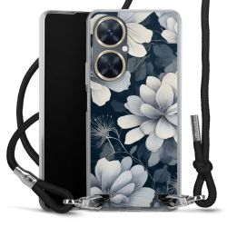 New Carry Case Transparent Stoff schwarz/silber