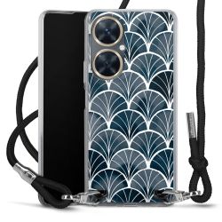 New Carry Case Transparent Stoff schwarz/silber