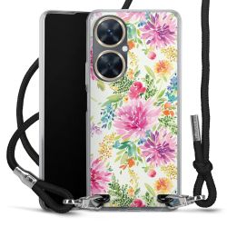 New Carry Case Transparent Stoff schwarz/silber