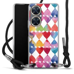 New Carry Case Transparent Stoff schwarz/silber