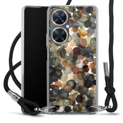 New Carry Case Transparent Stoff schwarz/silber