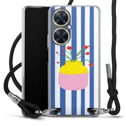 New Carry Case Transparent Stoff schwarz/silber