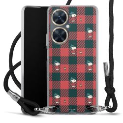 New Carry Case Transparent Stoff schwarz/silber