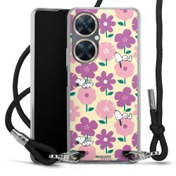 New Carry Case Transparent Stoff schwarz/silber