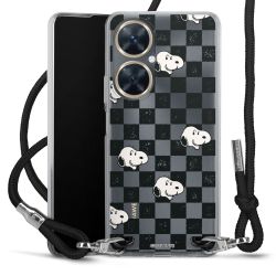 New Carry Case Transparent Stoff schwarz/silber