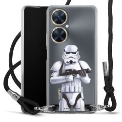 New Carry Case Transparent Stoff schwarz/silber