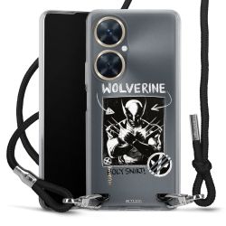 New Carry Case Transparent Stoff schwarz/silber