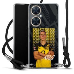 New Carry Case Transparent Stoff schwarz/silber