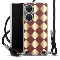 New Carry Case Transparent Stoff schwarz/silber