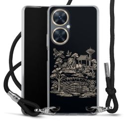 Carry Case Stoff schwarz/silber