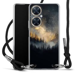 New Carry Case Transparent Stoff schwarz/silber