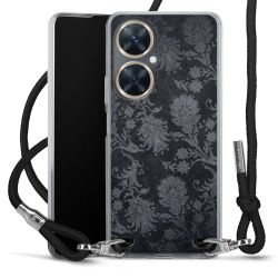 New Carry Case Transparent Stoff schwarz/silber