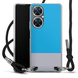 New Carry Case Transparent Stoff schwarz/silber