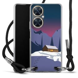 New Carry Case Transparent Stoff schwarz/silber