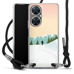 New Carry Case Transparent Stoff schwarz/silber