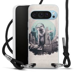 Carry Case Transparent Fabric black/silver