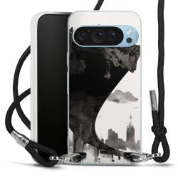 Carry Case Transparent Fabric black/silver