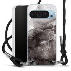 Carry Case Transparent Fabric black/silver