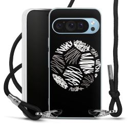 Carry Case Transparent Fabric black/silver