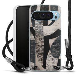 Carry Case Transparent Fabric black/silver