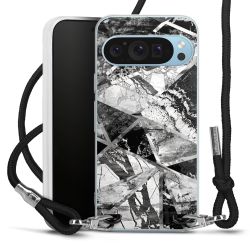 Carry Case Transparent Fabric black/silver