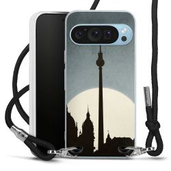 Carry Case Transparent Fabric black/silver