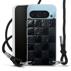 New Carry Case Transparent Stoff schwarz/silber