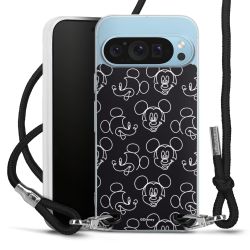 New Carry Case Transparent Stoff schwarz/silber