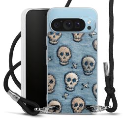 New Carry Case Transparent Stoff schwarz/silber