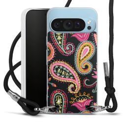 New Carry Case Transparent Stoff schwarz/silber