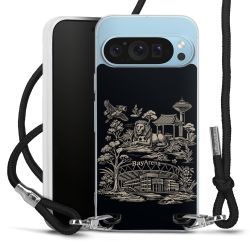 Carry Case Stoff schwarz/silber