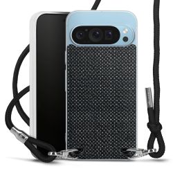 New Carry Case Transparent Stoff schwarz/silber