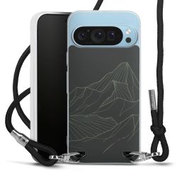 New Carry Case Transparent Stoff schwarz/silber