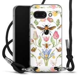 New Carry Case Transparent Stoff schwarz/silber