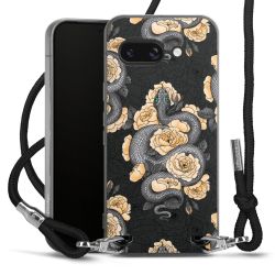 New Carry Case Transparent Stoff schwarz/silber