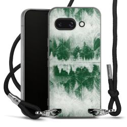 New Carry Case Transparent Stoff schwarz/silber