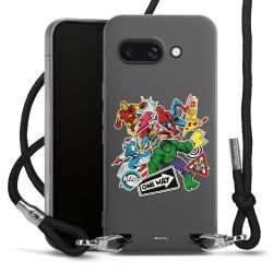 New Carry Case Transparent Stoff schwarz/silber