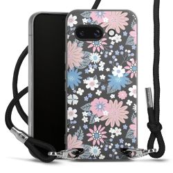 New Carry Case Transparent Stoff schwarz/silber