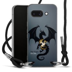 New Carry Case Transparent Stoff schwarz/silber